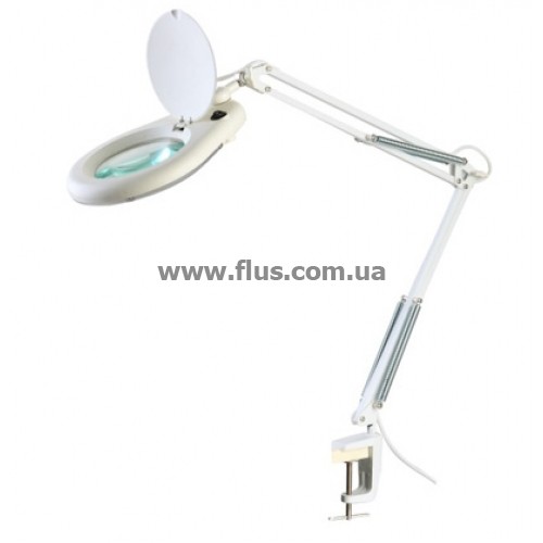 Купить настольная лампа-лупа zd-129a(линза 130мм, 5х) с люминисцентной .