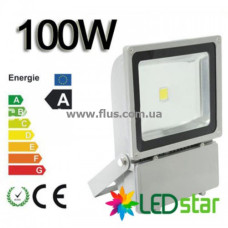 Прожектор светодиодный, 220V, 100Вт, холодно-белый свет 6500К, IP65