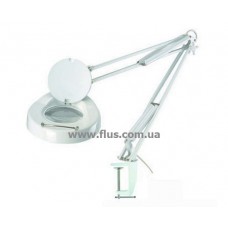 Настольная лампа-лупа MAGNIFIER COSMET LAMP с люминисцентной подсветкой на струбцине, с увеличением 5 диоптрий 