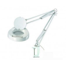 Настольная лампа-лупа MAGNIFIER COSMET LAMP с люминисцентной подсветкой на струбцине, с увеличением 3 диоптрии 